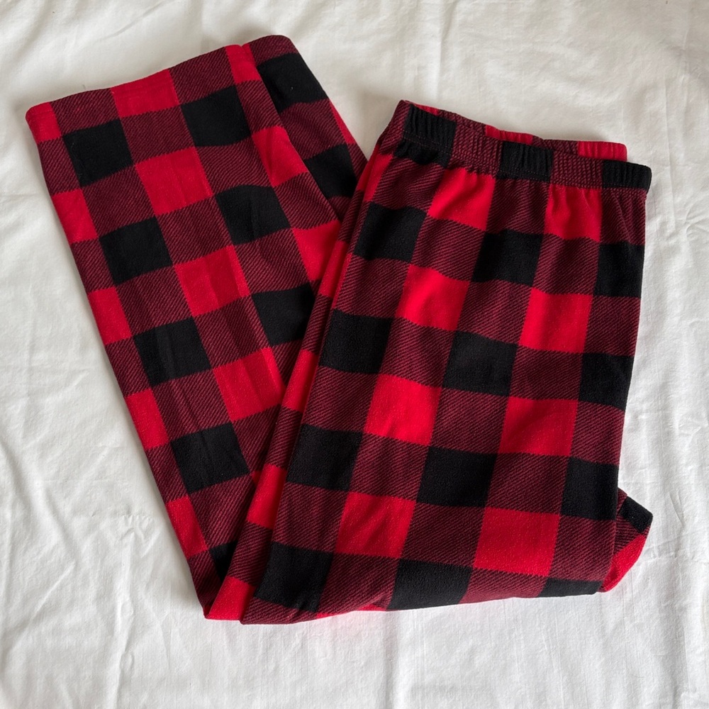 PJ Place Red and Black Plaid Pajama Pants size XXL